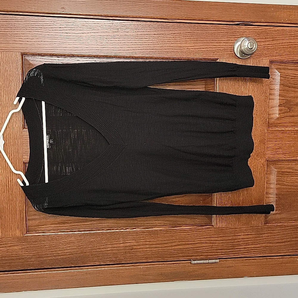 Express Black V-neck shirt